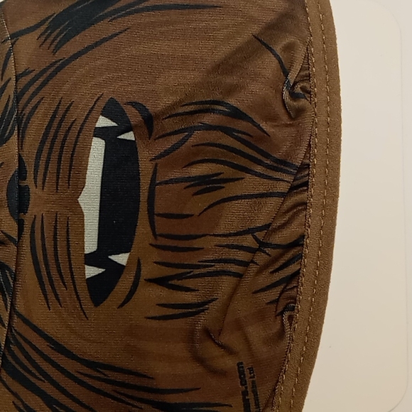 Chewbacca Kids Face Mask - Star Wars, Brown, Ages 4+ - Picture 2 of 3
